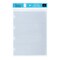 HG Art Concepts Painters Color Diary Swatch Card Protector Sleeves - Pack of 2, Size 24, 4 Card Pockets Per Sleeve, Clear Polypropylene, Fit Size 24 Swatches